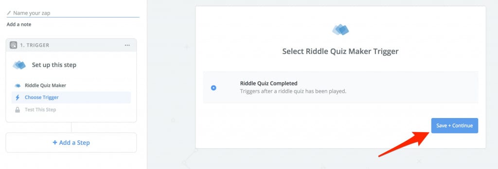 choose trigger hubspot quiz lead generation