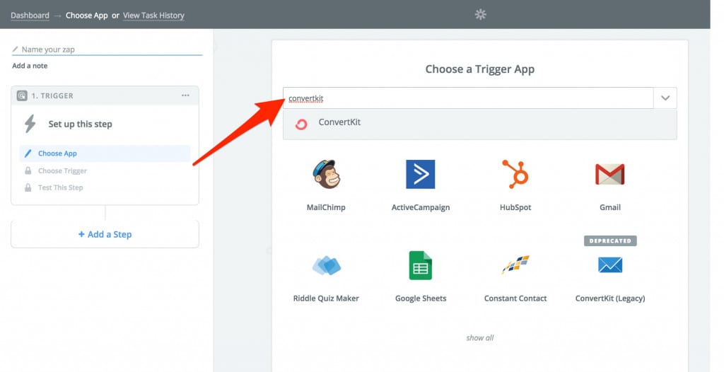 convertkit trigger app ConvertKit lead generation