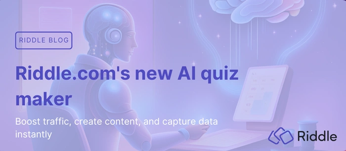 A.I. Quiz Maker from Riddle.com - create quizzes in seconds