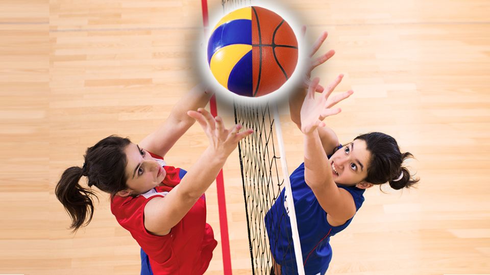 Basketball and Volleyball